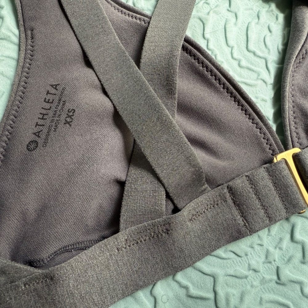 Athleta Aqualuxe Split Strap Bikini Top (Nwot) - image 3